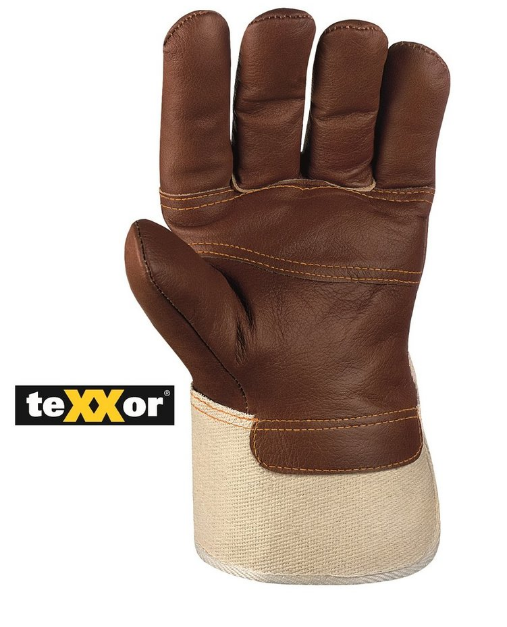 Möbelleder-Handschuh 1113 von teXXor® | braun | Gr. 10 (XL) |ab € 1,50