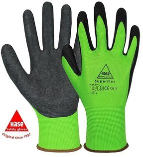 Latex-Handschuh SUPERFLEX GREEN von Hase® | Gr. 6 (XS) bis 11 (XXL) | ab € 0,80