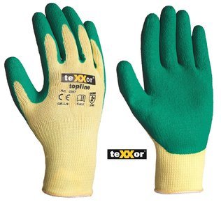Latex-Handschuh MAXI GRIP topline von teXXor® | Gr. 7 (S) bis 10 (XL) | ab € 1,45
