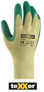 Latex-Handschuh MAXI GRIP von teXXor® | Gr. 7 (S) bis 11 (XXL) |ab € 1,01