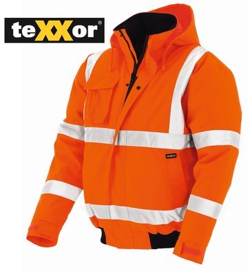 Warnschutz-Pilotenjacke WHISTLER von teXXor® | leuchtorange | Gr. S bis XXXL | ab € 33,93