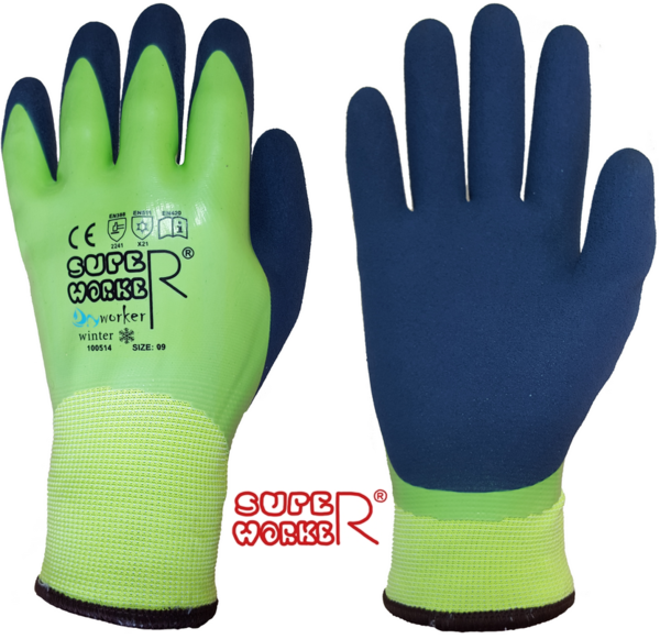 DRYWORKER WINTER der Kälte-Handschuh von SUPER WORKER® | Gr. 8 (M) bis 11 (XXL) | ab € 3,04